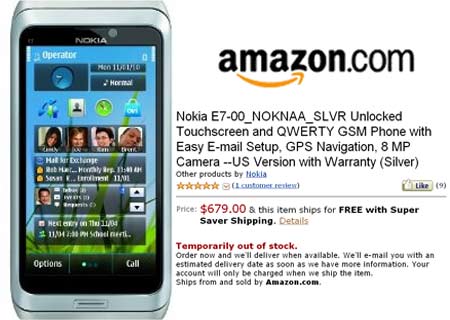 Amazon Nokia E7