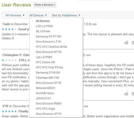 Android Market User Review
