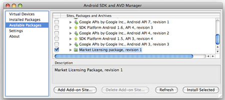 Android Licensing Service