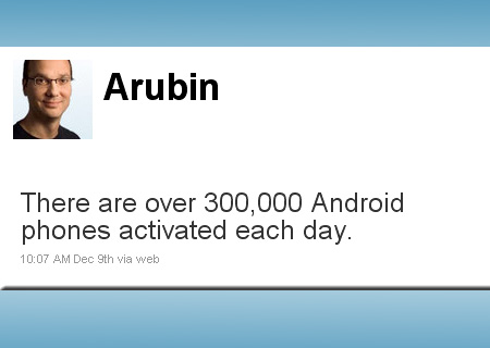 Andy Rubin Tweet