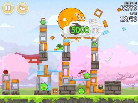 Angry Birds Seasons Cherry Blossom 02