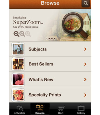 artMatch iPhone App