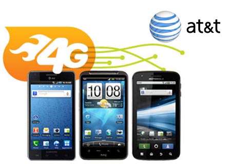 AT&T 4G smartphones
