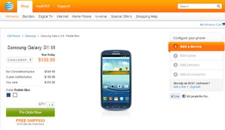 AT&T Samsung Galaxy S3