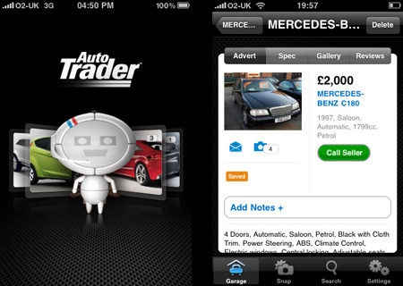 Auto Trader iPhone App