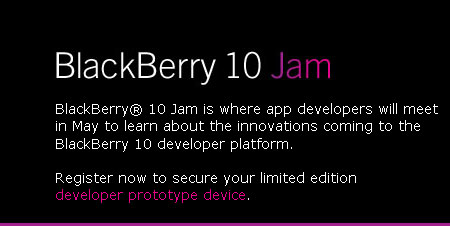 BlackBerry 10 Dev Alpha