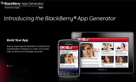 BlackBerry App Generator 01