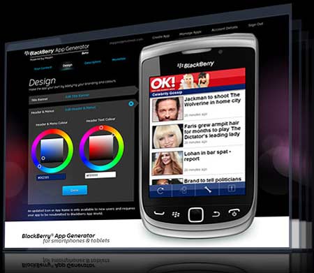 BlackBerry App Generator 02