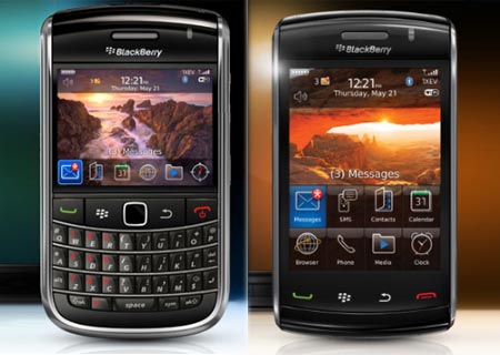 BlackBerry Bold 9650 Storm 9550