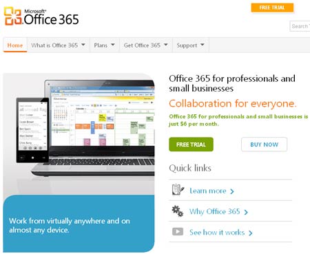 BlackBerry Cloud for Office 365 01