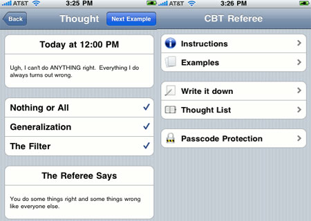 CBTReferee iPhone App