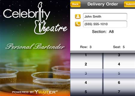 Celebrity Bartender App