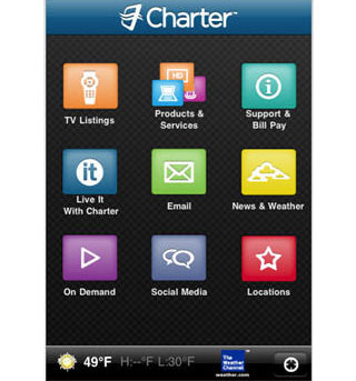 Charter iPhone App