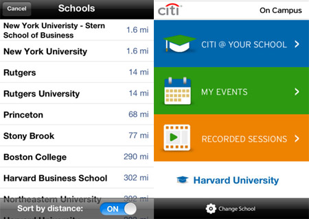 Citi On Campus App