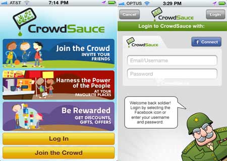 CrowdSauce iPhone App