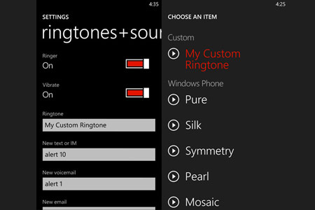 Custom Ringtones Mango