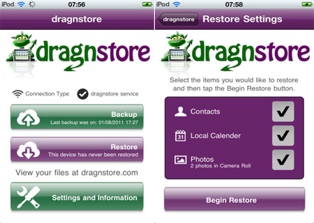 Dragnstore App For iPhone