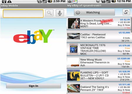 eBay Android App