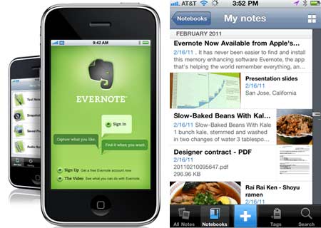 Evernote iPhone Update