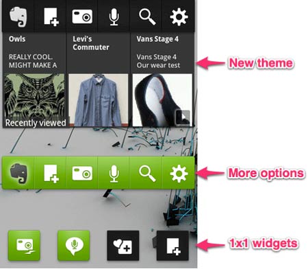 Evernote Widget Android