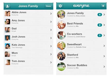 Everyme App iPhone