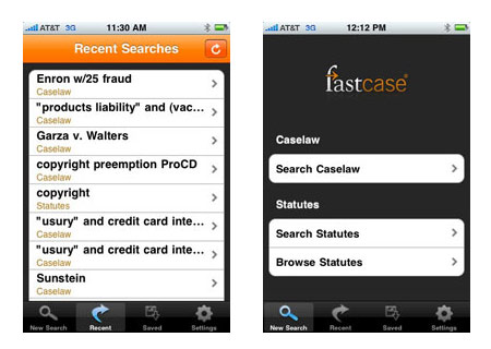 Fastcase iPhone App