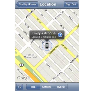 Find My iPhone app