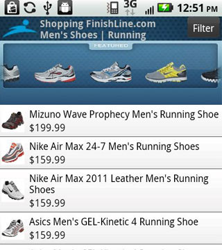 Finish Line Android App