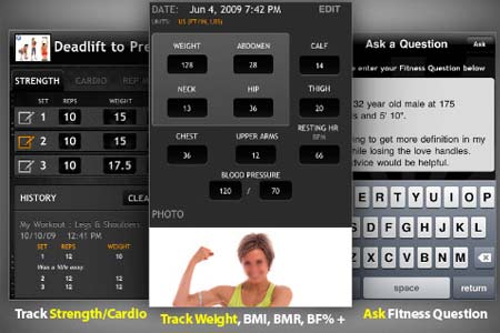 FitnessBuilder iPhone App