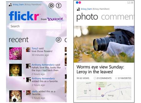 Flickr Windows Phone