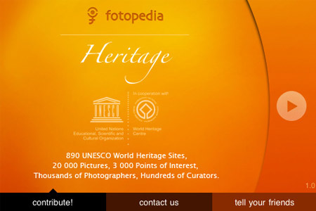 Fotopedia Heritage application