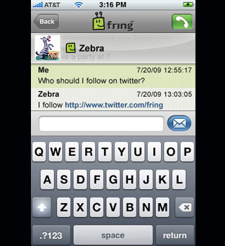 Fring iPhone App