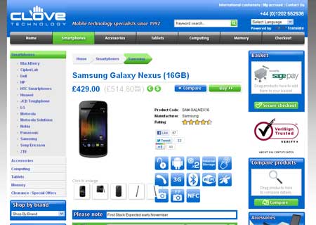 Galaxy Nexus Clove