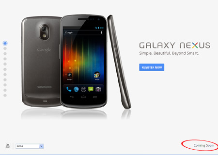 Samsung Google Galaxy Nexus India