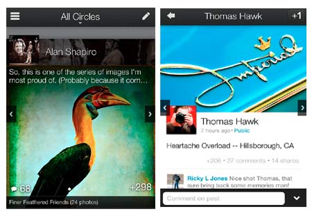 Google+ for iPhone App 01