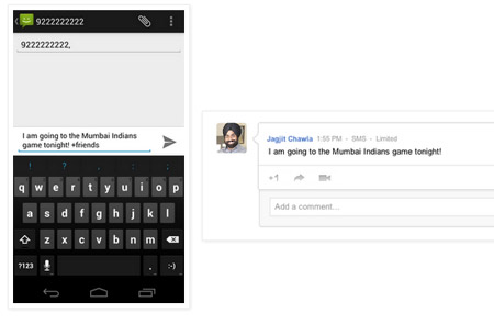 Google+ SMS features 01