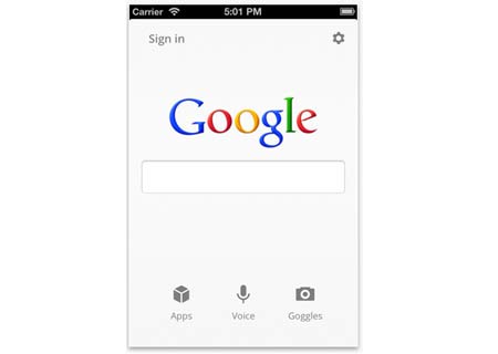 Google Search App iOS