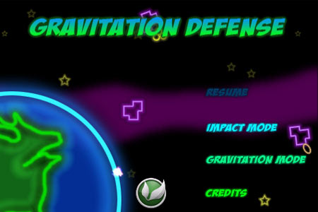 Gravitation Defense iPhone