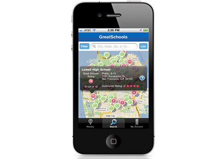 GreatSchools Finder App