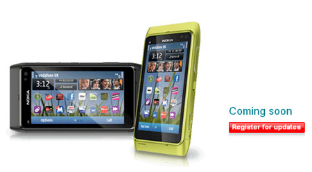 Green Nokia N8 Vodafone