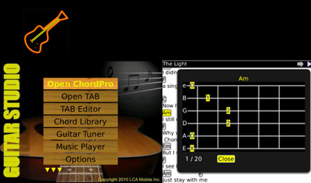 Guitar Studio App