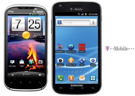 HTC Amaze, Samsung Galaxy S II T-Mobile