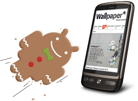 HTC Desire Gingerbread Update