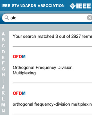 IEEE Standards Wireless Dictionary App