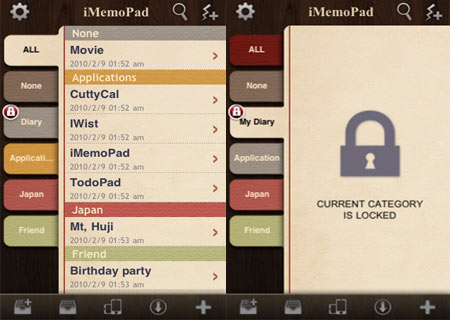 iMemopad iPhone App