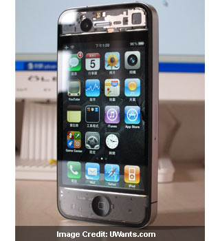 iPhone 4 transparent
