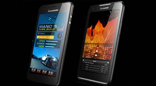 Lenovo Android smartphones