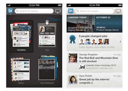 LinkedIn App iOS