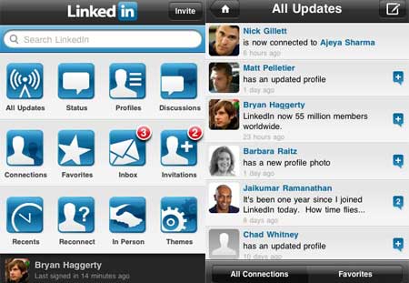 LinkedIn iPhone App