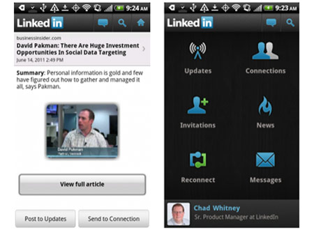 LinkedIn Today Android